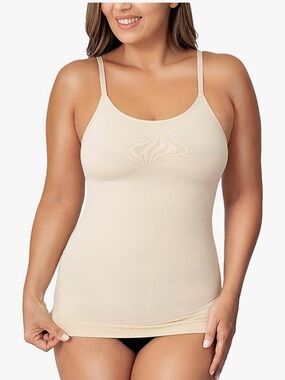 SHAPERMINT Scoop Neck Cami Body Shaper Shapewear Tummy Control Camisole Tank Top